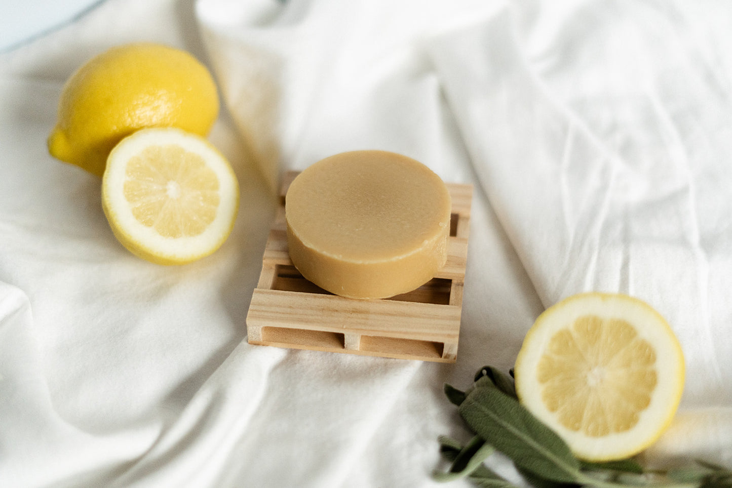 Goat Milk Soap - Lemon Sage Ginger